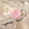 Barrette demoiselle d'honneur fleur rose pâle Léa personnalisable