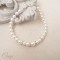 Bracelet mariée perles strass de cristal personnalisable "Holly"