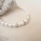 Bracelet mariée perles strass de cristal personnalisable "Holly"