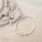 Boucles d'oreille mariée perles et strass de cristal personnalisables "Holly"