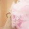 Bouquet de mariée Pivoine rose blanc plumes bijou