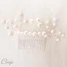 Peigne chignon de mariée perles Madeline