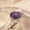 Bracelet fleur violet demoiselle d'honneur personnalisable cereza mademoiselle