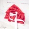 mariage rouge ivoire porte-alliances bouquet coussin original personnalisé