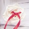 mariage rouge ivoire porte-alliances bouquet coussin original personnalisé