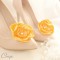 Mariage orange bijoux de chaussures shoe clip customiser escarpins fleur