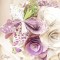 Bouquet de mariage atypique fleurs de papier violet personnalisable original personnalisable moderne