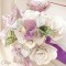 Bouquet de mariage atypique violet fleurs de papier personnalisable "Crazy Love"original