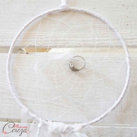 Porte-alliances bohème chic poétique "Dreamcatcher" original 