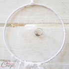 Porte-alliances bohème chic poétique "Dreamcatcher" original 