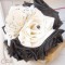 Mariage thème musique bouquet de mariée original ivoire noir Mademoiselle Cereza "Symphonie"