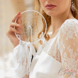 Porte-alliances bohème chic poétique "Dreamcatcher" original 