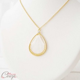 Collier de mariage bohème chic "Tess" - Bijou mariage personnalisable