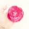 Broche fleur rose fucshia strass cristal Swarovski bijou mariage personnalisable "Venezzia"