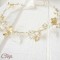 Headband mariage chic perles cristal feuillage nature personnalisable 