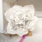 Bouquet mariée roses papier écriture livre alternatif atypique "Baudelaire"