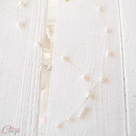 Collier de mariée perles original chic romantique 'Nelly'