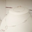 Bracelet mariée ou témoin perles de cristal Swarovski personnalisable "Ana"