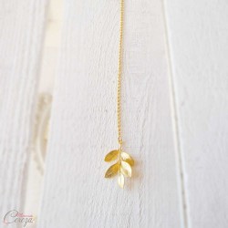 Bijou de dos champêtre chic pour collier de mariée "Laurie"  Bijou mariage 