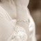 Bracelet mariage rose gris perles double rang personnalisable "Mina"