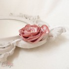Accessoire fleuri demoiselle d'honneur mariage vieux rose bracelet Adèle