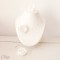 Collier mariée romantique floral blanc perles nature chic 'Lila' Bijou mariage personnalisable