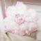 Bouquet de mariée original à garder blanc rose pale poudre Pivoine de plumes sur-mesure réservé Melle D.