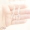 Boucles d'oreilles Swarovski pendantes cristal chic "Victoria" bijoux mariage