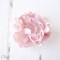 Barrette fleur rose poudré coiffure de mariée - Accessoire mariage sur-mesure