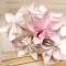 Bouquet de mariée origami rose pastel fleurs japonaises "Be my Valentine"