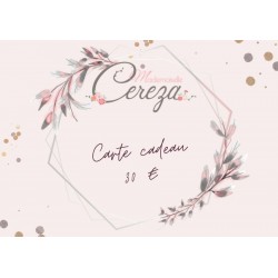 30 € carte cadeau Mademoiselle Cereza