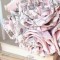 Bouquet Toile de Jouy mariage champetre chic rose gris "Pauline"