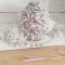 Bouquet Toile de Jouy mariage champetre chic rose gris "Pauline"