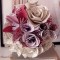 Bouquet de mariée original "Crazy Love" rouge blanc origami personnalisable 