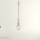 Collier dos nu pendentif cristal Swarovski "Aubrey" - Bijou mariage
