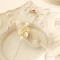 Bracelet mariée fleur perles  "Awena"  Bijou mariage personnalisable