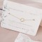 Cadeau témoin mariage bracelet carte - bijou mariage Melle Cereza