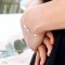 Bracelet mariée perle strass zircon or ou argent "Calistine" bijoux mariée