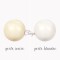 Boucles mariee feuillage perle goutte bohème chic "Maldives"