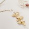 Bijou de dos fleurs perles nacrée  "Eglantine"  Bijou mariage