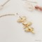 Bijou de dos fleurs perles nacrée  "Eglantine"  Bijou mariage