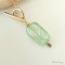 Collier Alia pendentif vert et or - Bijou créateur
