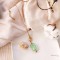 Collier Alia pendentif vert et or - Bijou créateur