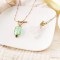 Collier quartz rose perles culture Cascade - Bijou créateur