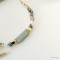 Collier aventurine et perles verre de bohème Zéphyr - Bijou pierre semi-précieuse