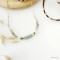 Collier aventurine et perles verre de bohème Zéphyr - Bijou pierre semi-précieuse