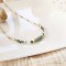 Collier aventurine et perles verre de bohème Zéphyr - Bijou pierre semi-précieuse