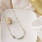 Collier aventurine et perles verre de bohème Zéphyr - Bijou pierre semi-précieuse