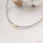 Collier Marina - Bijou minimaliste marin perle de culture