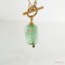 Collier Alia pendentif vert et or - Bijou créateur